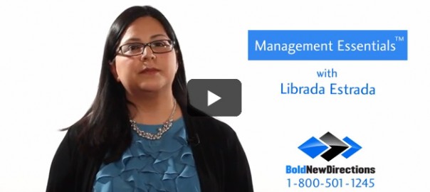 Woman presenter in corporate training video